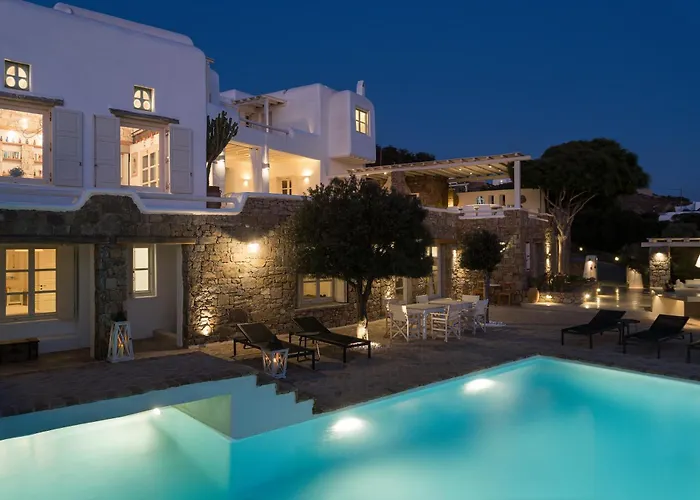 Marlen 180 View Semesterbostad Fanari (Mykonos)